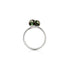 Obsidian | .925 Sterling Silver | Firefly Glass | Infinity Helix Ring